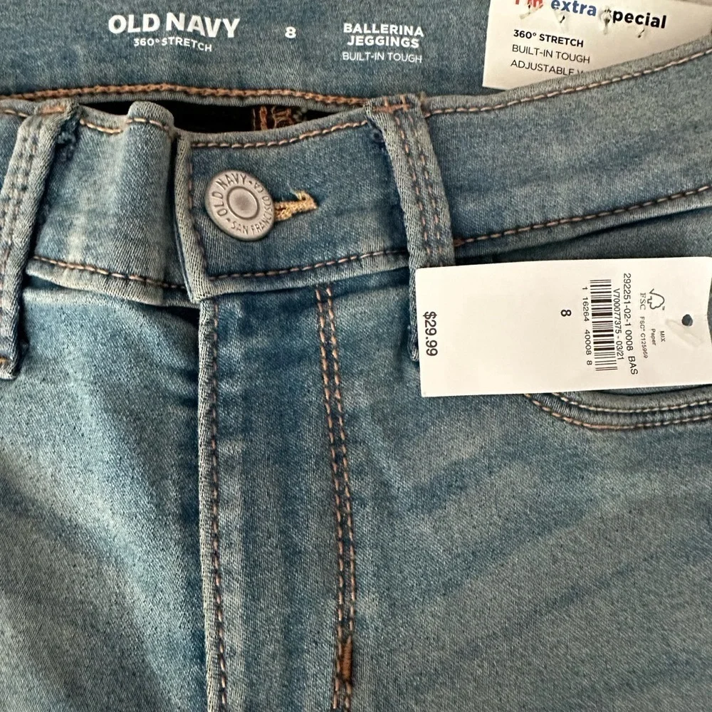 Jeggings for girls, old navy ballerina, size 8, short jeans 8 slim